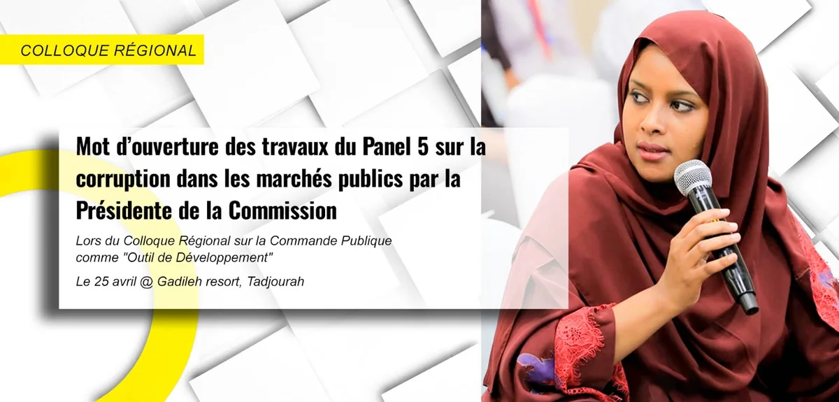 Mot d’ouverture des travaux du Panel 5 sur la corruption dans les marchés publics