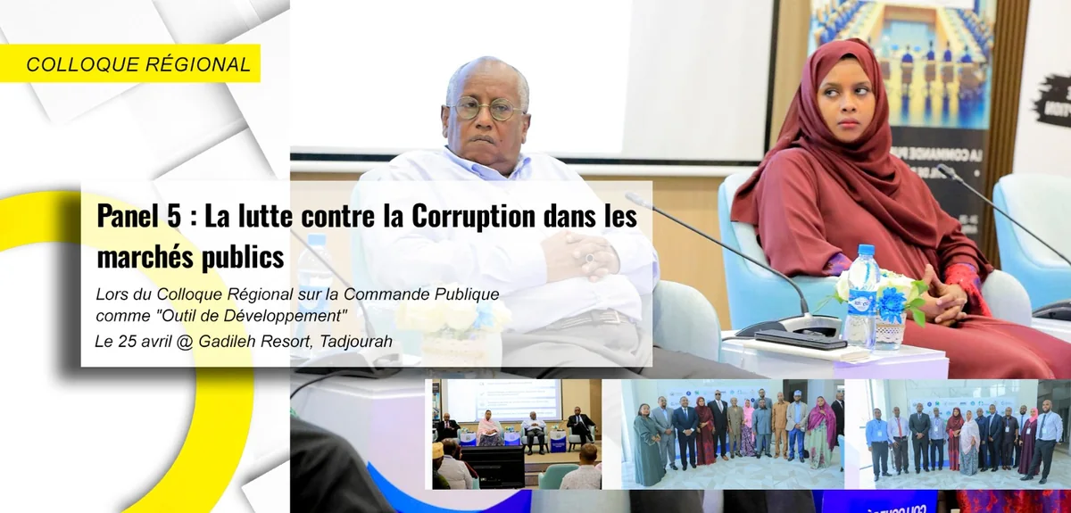 Panel 5 : la lutte contre la corruption dans les marchés publics
